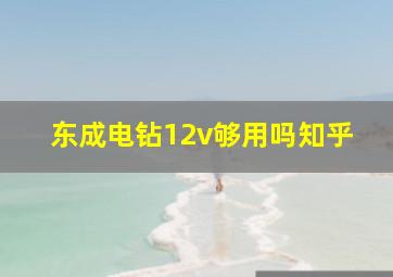 东成电钻12v够用吗知乎