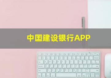 中囯建设银行APP