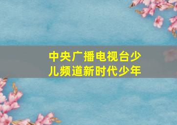 中央广播电视台少儿频道新时代少年