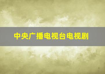 中央广播电视台电视剧