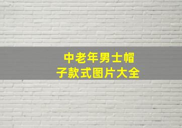 中老年男士帽子款式图片大全