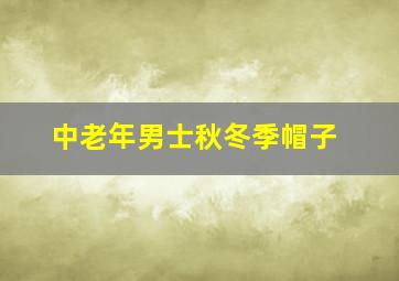 中老年男士秋冬季帽子