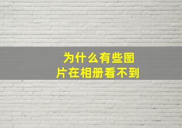 为什么有些图片在相册看不到