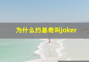 为什么约基奇叫joker