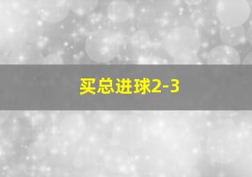 买总进球2-3