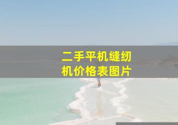 二手平机缝纫机价格表图片