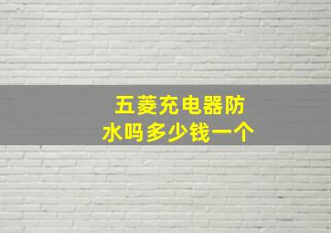 五菱充电器防水吗多少钱一个