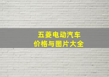 五菱电动汽车价格与图片大全