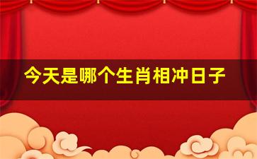 今天是哪个生肖相冲日子