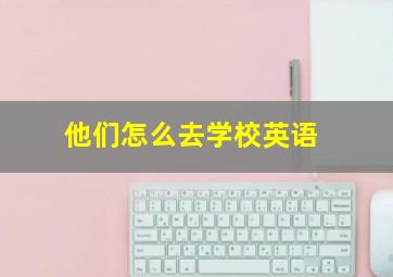 他们怎么去学校英语