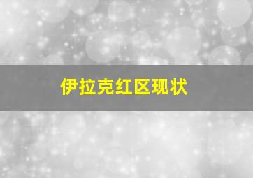 伊拉克红区现状