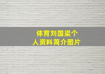 体育刘国梁个人资料简介图片