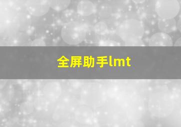 全屏助手lmt