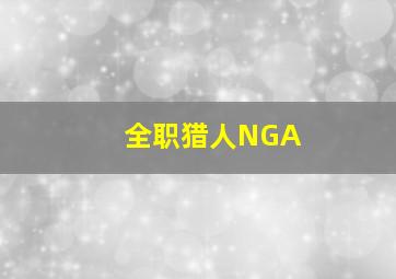 全职猎人NGA