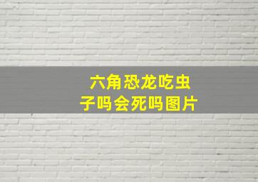 六角恐龙吃虫子吗会死吗图片