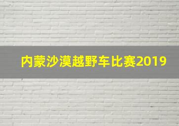 内蒙沙漠越野车比赛2019