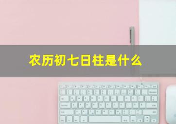 农历初七日柱是什么