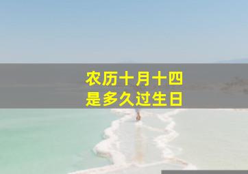 农历十月十四是多久过生日