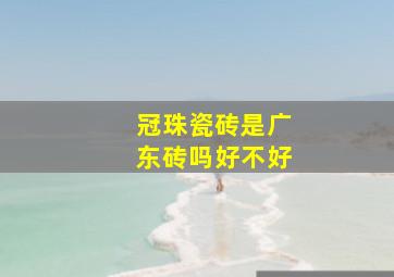 冠珠瓷砖是广东砖吗好不好