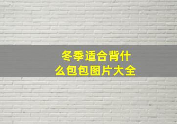 冬季适合背什么包包图片大全