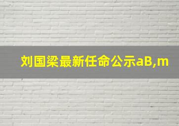 刘国梁最新任命公示aB,m