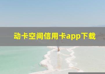 动卡空间信用卡app下载