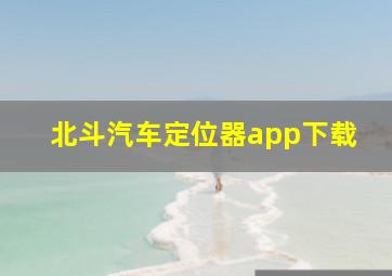 北斗汽车定位器app下载