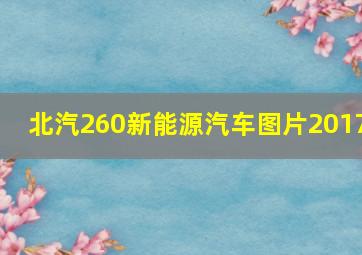 北汽260新能源汽车图片2017