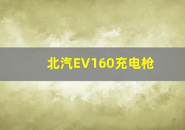 北汽EV160充电枪