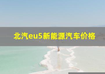 北汽eu5新能源汽车价格