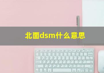 北面dsm什么意思