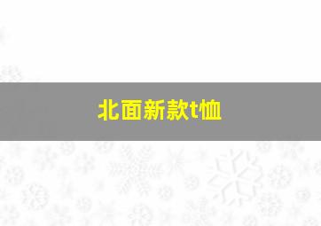 北面新款t恤