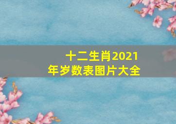 十二生肖2021年岁数表图片大全