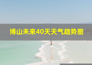 博山未来40天天气趋势图