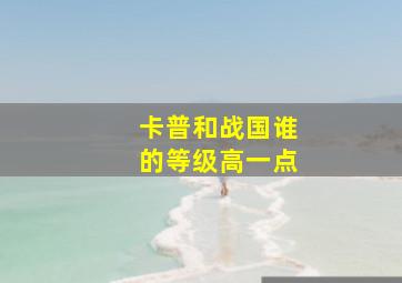 卡普和战国谁的等级高一点