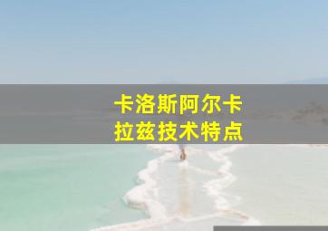 卡洛斯阿尔卡拉兹技术特点