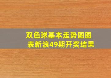 双色球基本走势图图表新浪49期开奖结果