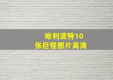 哈利波特10张巨怪图片高清