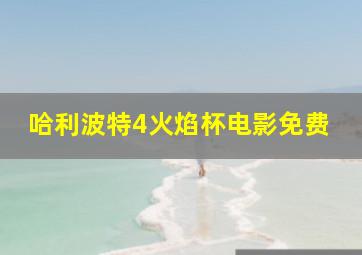 哈利波特4火焰杯电影免费