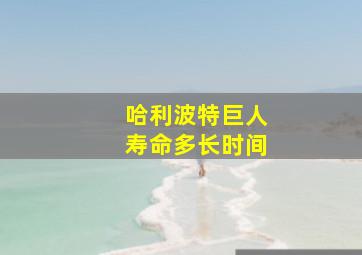 哈利波特巨人寿命多长时间