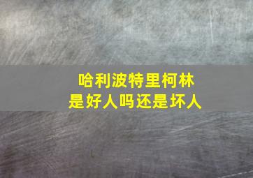 哈利波特里柯林是好人吗还是坏人