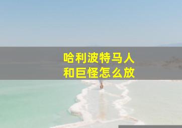 哈利波特马人和巨怪怎么放