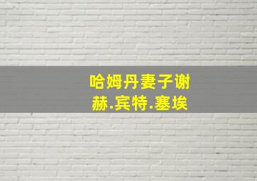 哈姆丹妻子谢赫.宾特.塞埃