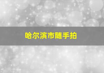 哈尔滨市随手拍