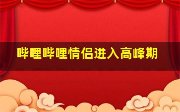 哔哩哔哩情侣进入高峰期