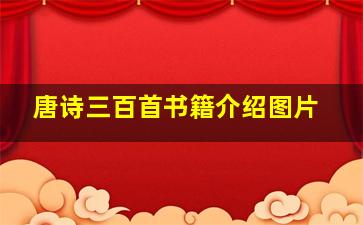 唐诗三百首书籍介绍图片