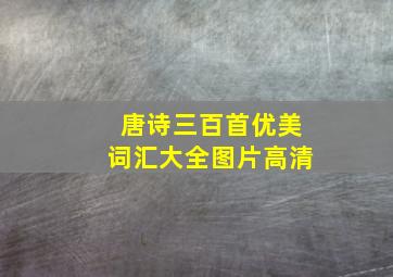 唐诗三百首优美词汇大全图片高清