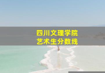 四川文理学院艺术生分数线