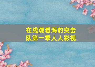 在线观看海豹突击队第一季人人影视