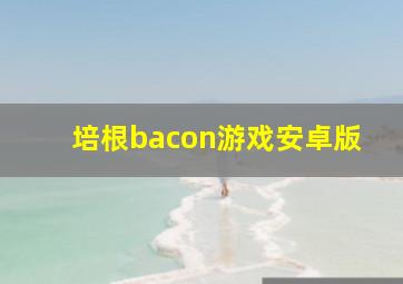 培根bacon游戏安卓版